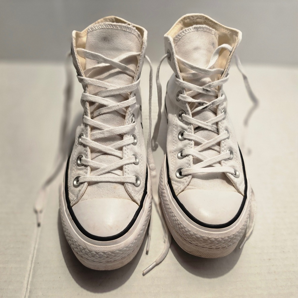Converse Chuck Taylor All Star Lift White Platform High Top Sneakers 560846C 6.5